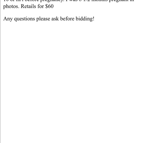 ASOS White Maternity Dress Flowy Boho Baby shower - Picture 6 of 6